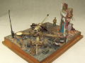 Diorama with a resin model of the PaK 44 anti-tank gun from the Second World War - photo no 5